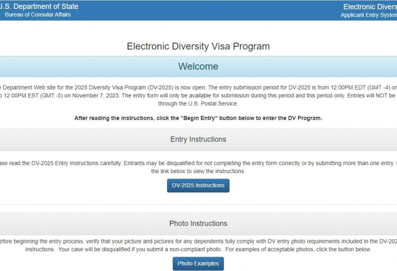 electronic diversity visa programm